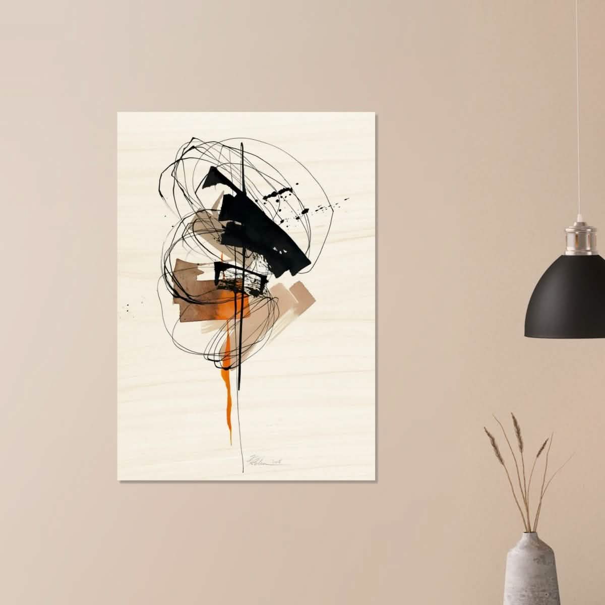 Da Vinci Minimalist Modern Wall Art - Wood Prints - 70x100 cm / 28x40″ - 10 mm