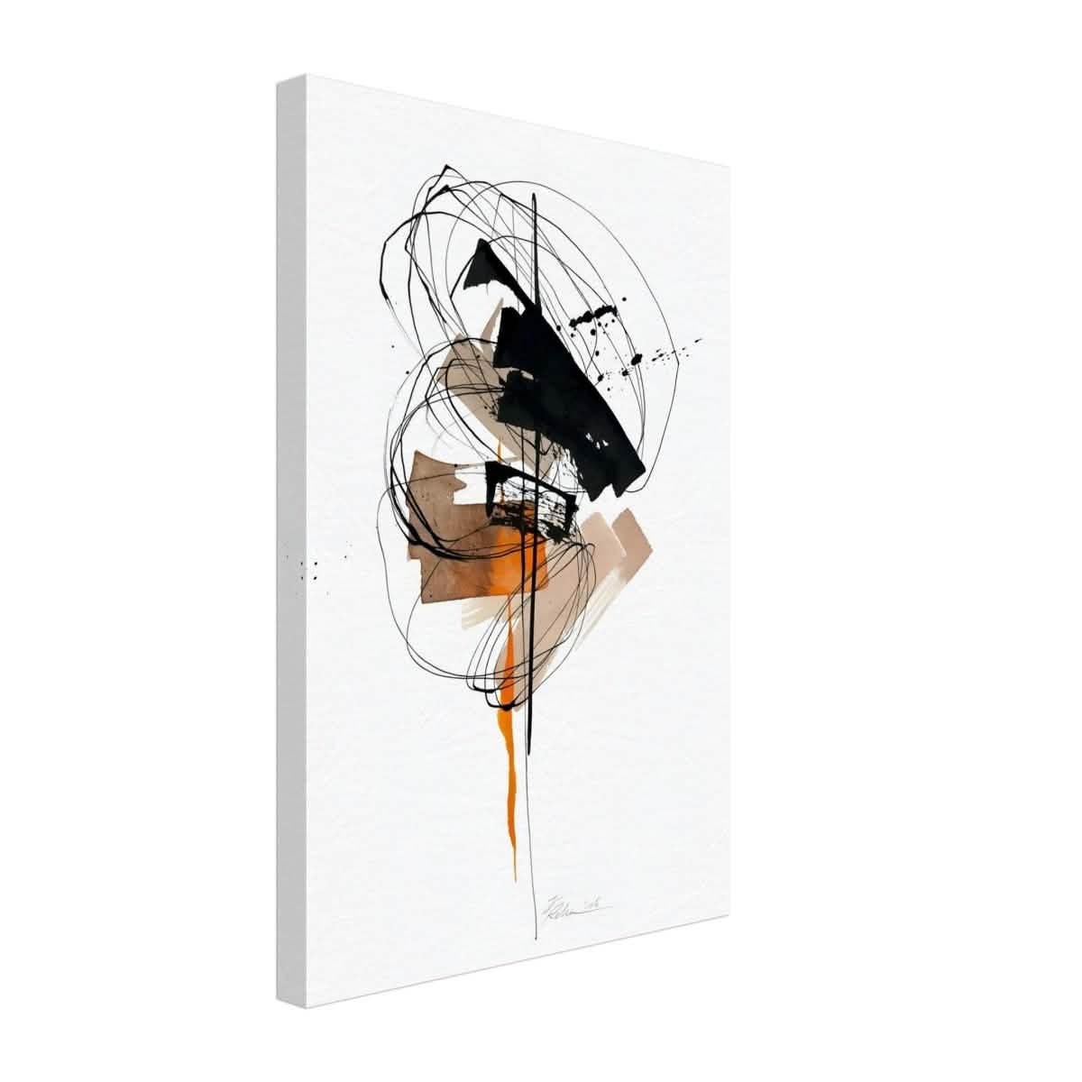 Da Vinci Minimalist Modern Wall Art - Canvas - 30x45 cm / 12x18″ - Slim