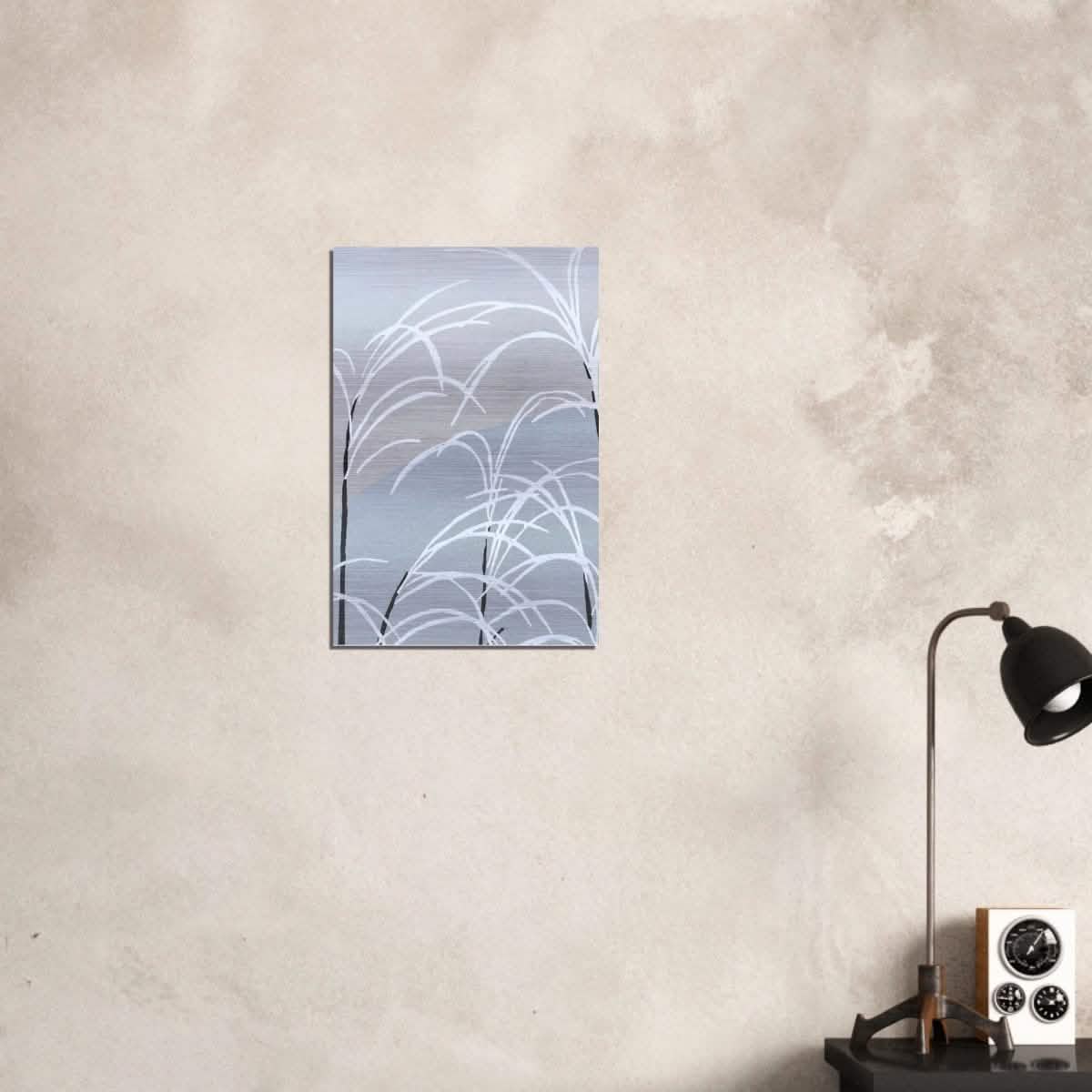 Da Vinci Minimalist Modern Wall Art - Brushed Aluminum Print - 40x60 cm / 16x24″ -
