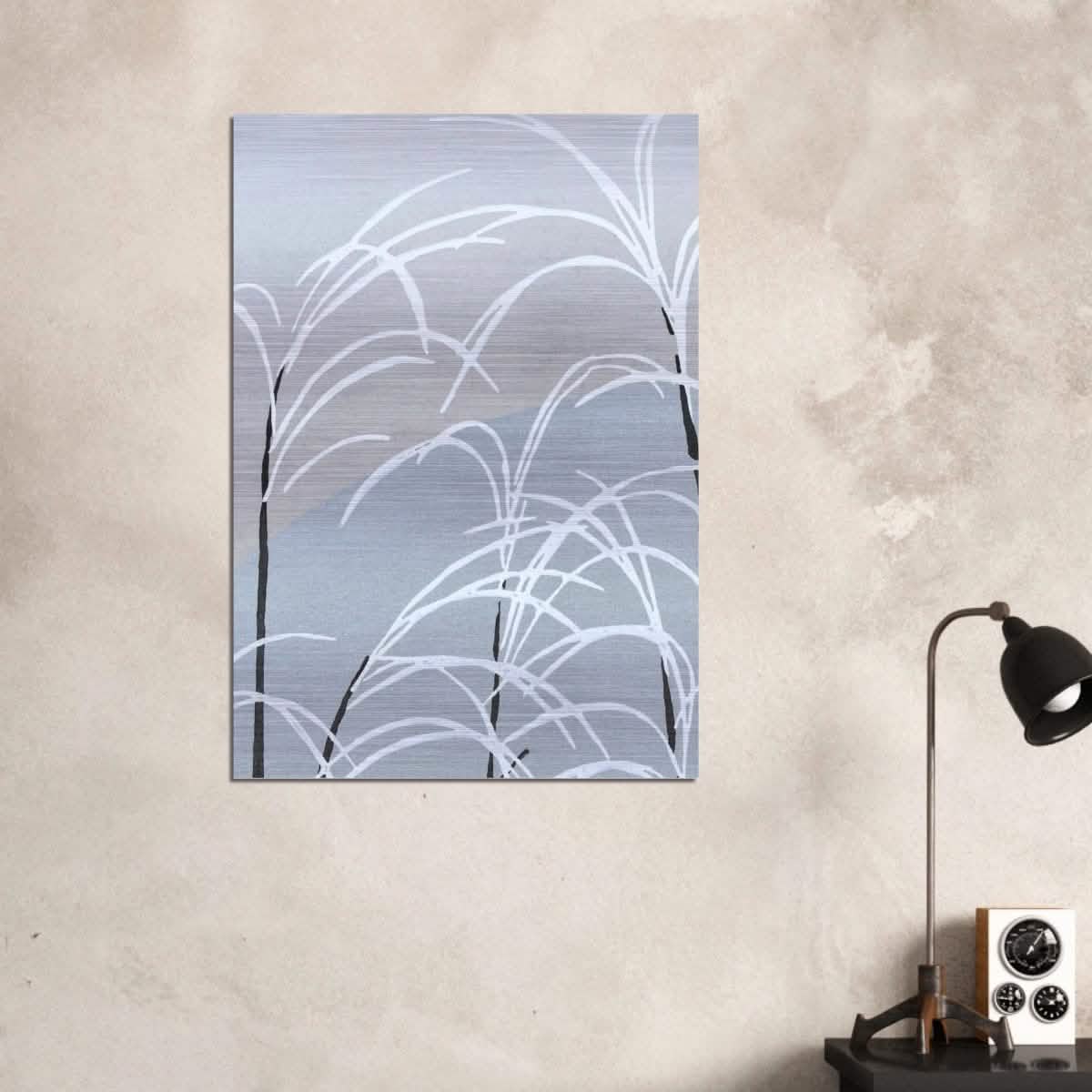 Da Vinci Minimalist Modern Wall Art - Brushed Aluminum Print - 70x100 cm / 28x40″ -