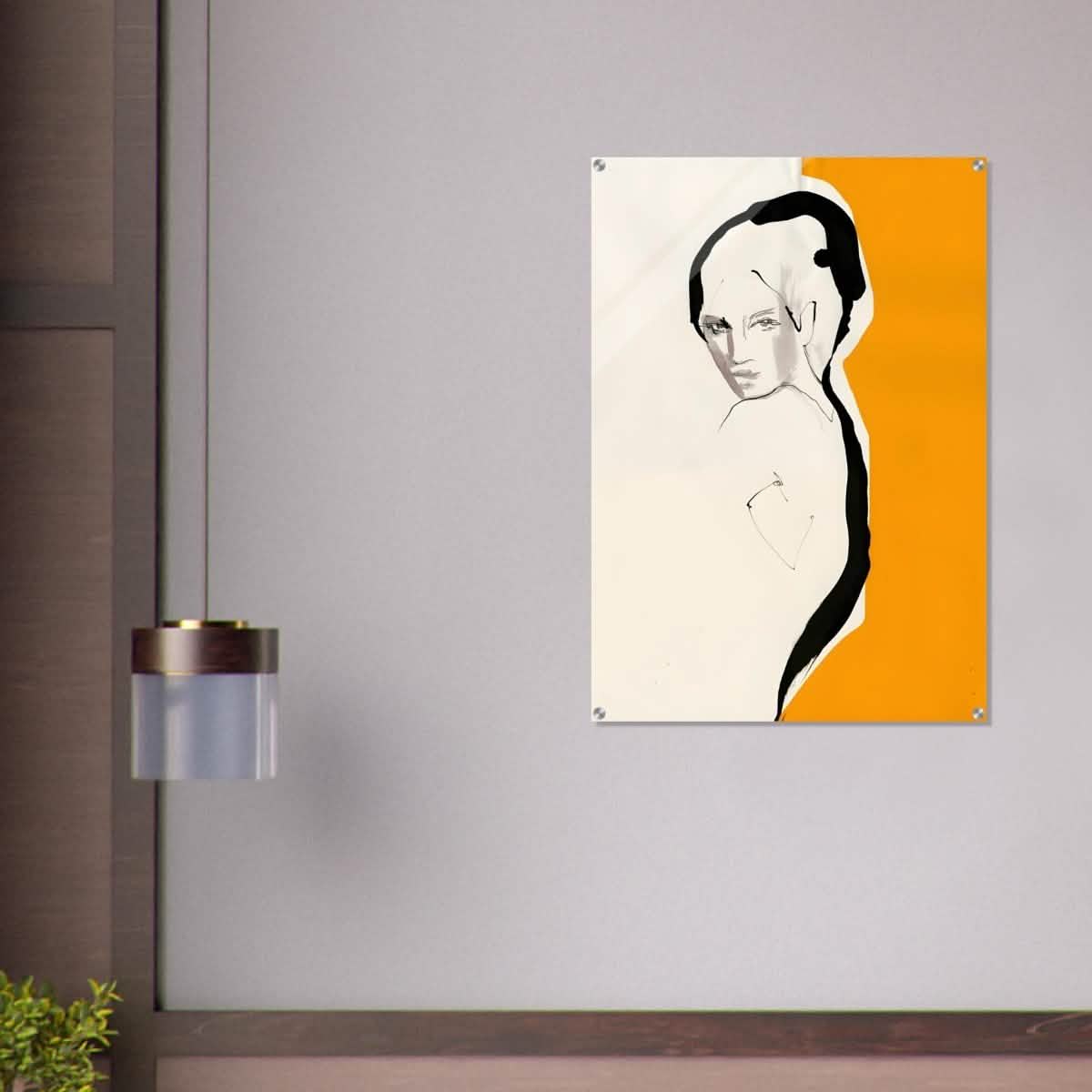 Da Vinci Minimalist Modern Wall Art - Acrylic Print - 70x100 cm / 28x40″ -