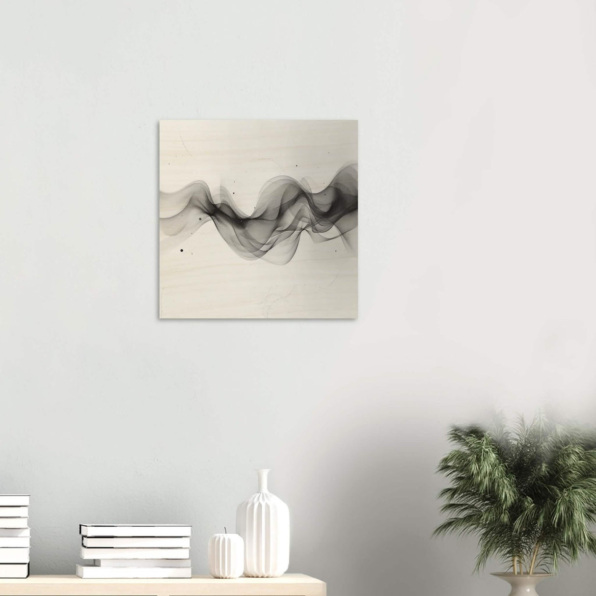 Da Vinci Minimalist Modern Wall Art - Wood Prints - 50x50 cm / 20x20″ - 10 mm