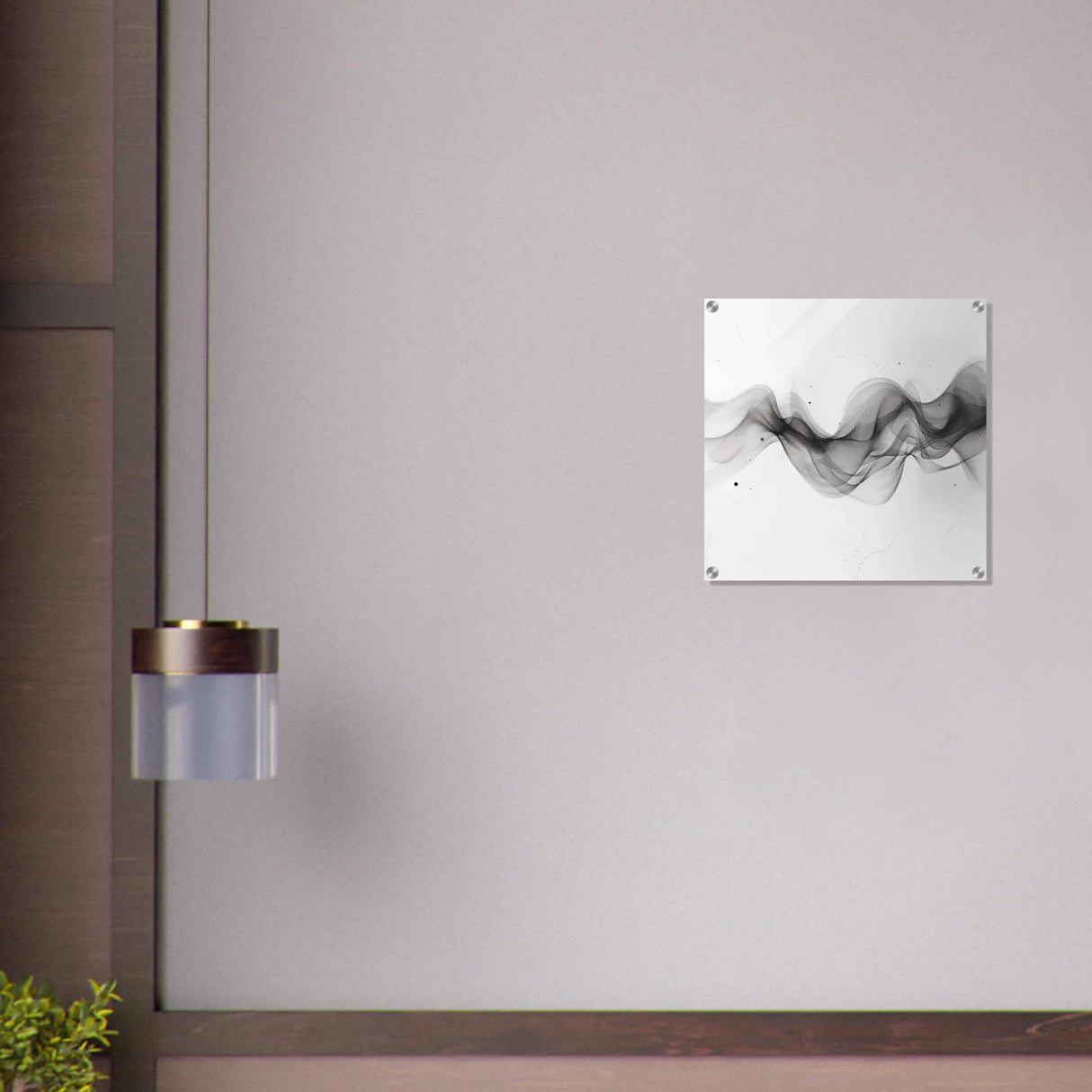 Da Vinci Minimalist Modern Wall Art - Acrylic Print - 50x50 cm / 20x20″ -