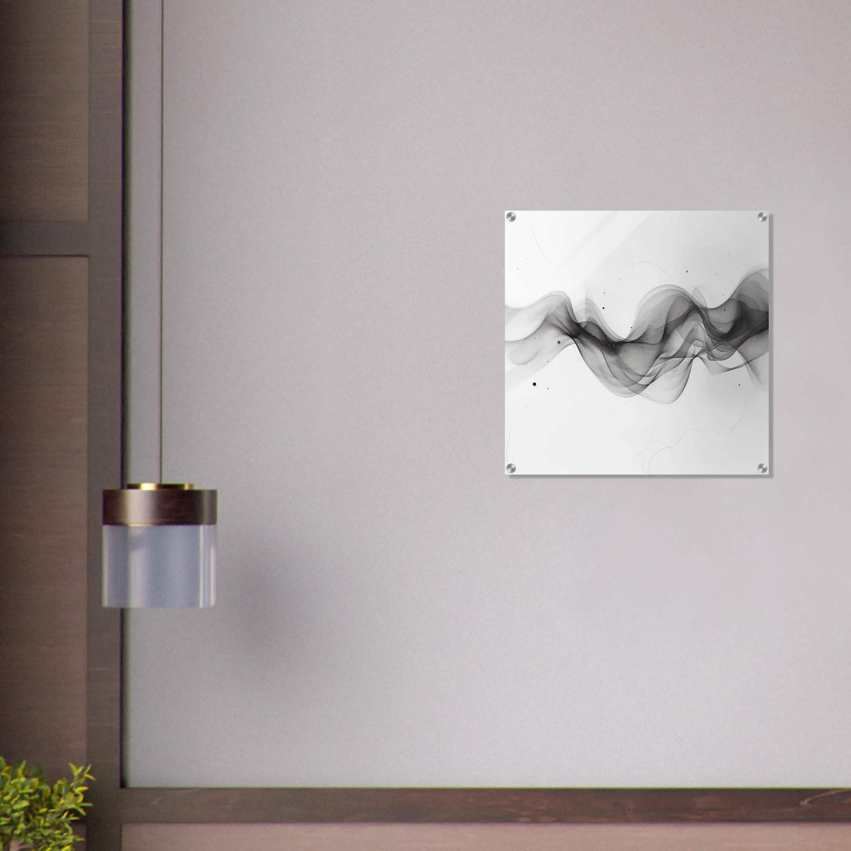 Da Vinci Minimalist Modern Wall Art - Acrylic Print - 60x60 cm / 24x24″ -