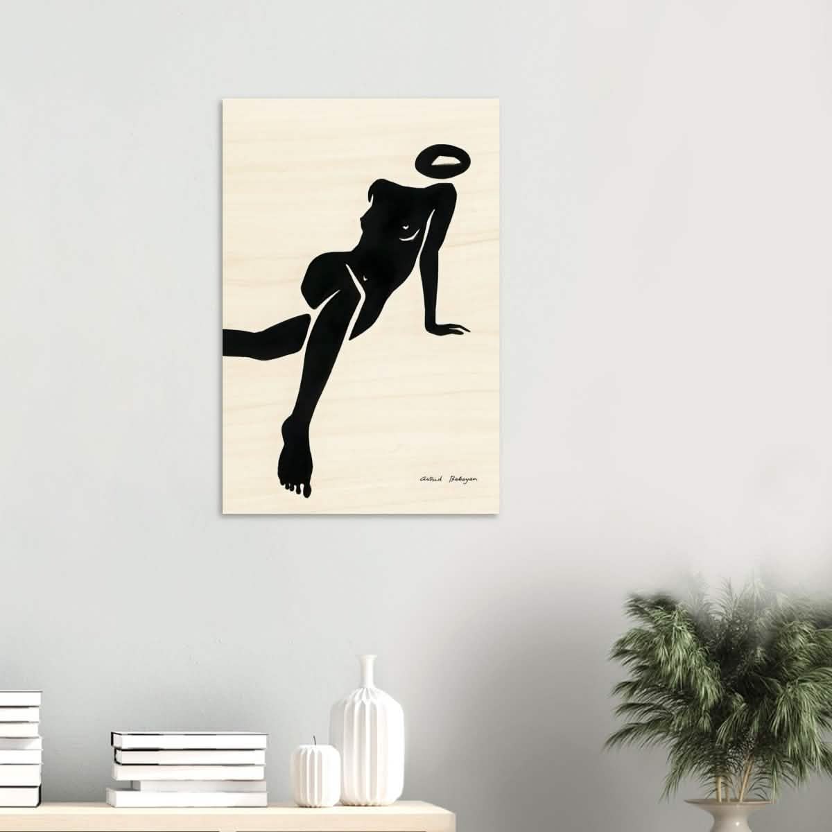 Da Vinci Minimalist Modern Wall Art - Wood Prints - 50x75 cm / 20x30″ - 10 mm