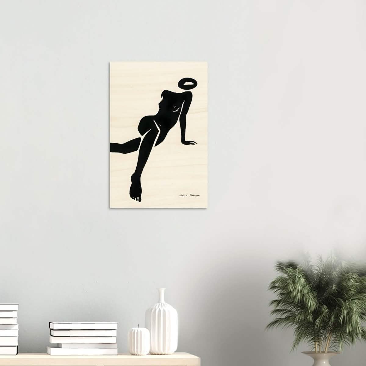 Da Vinci Minimalist Modern Wall Art - Wood Prints - 40x60 cm / 16x24″ - 20 mm