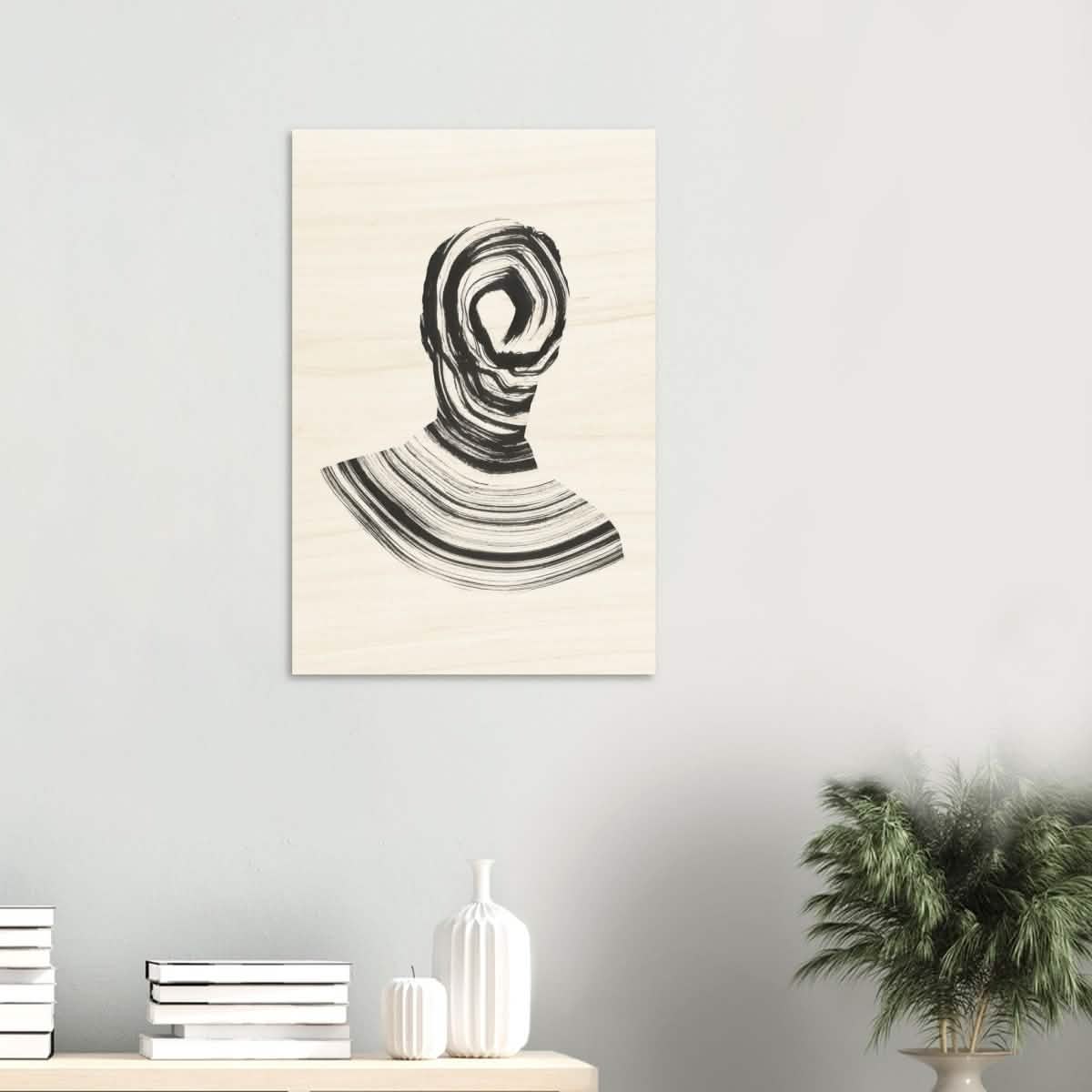 Da Vinci Minimalist Modern Wall Art - Wood Prints - 50x75 cm / 20x30″ - 10 mm
