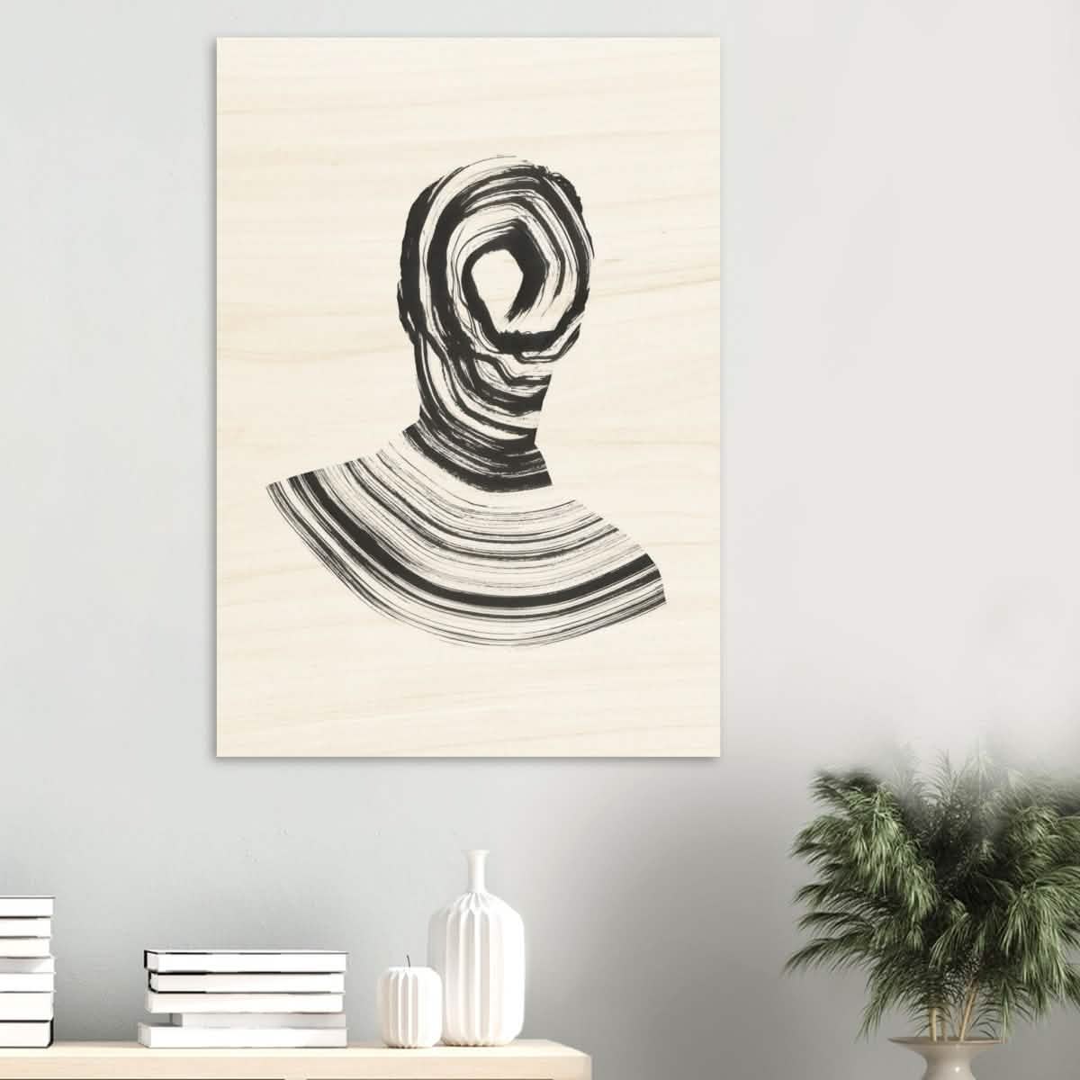 Da Vinci Minimalist Modern Wall Art - Wood Prints - 70x100 cm / 28x40″ - 20 mm