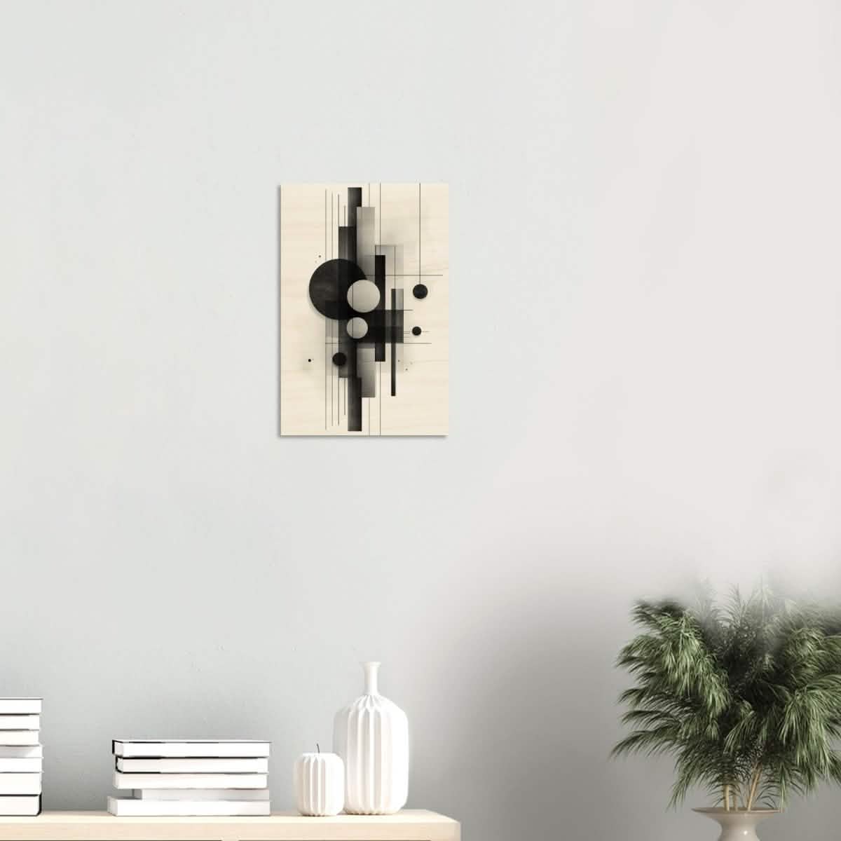 Da Vinci Minimalist Modern Wall Art - Wood Prints - 30x45 cm / 12x18″ - 20 mm