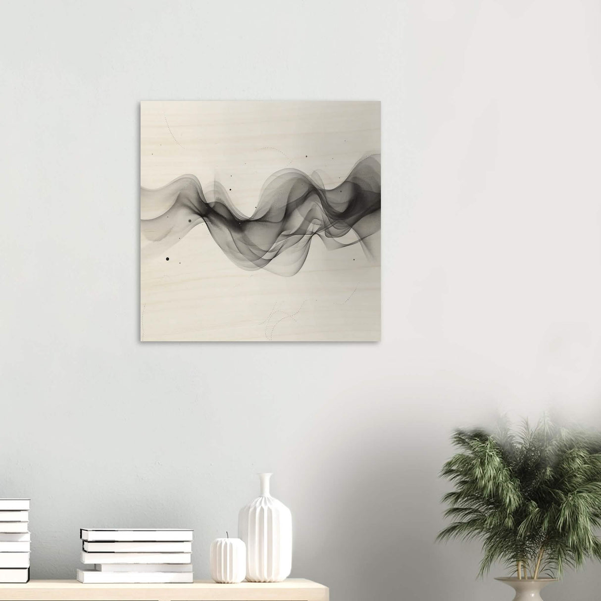 Da Vinci Minimalist Modern Wall Art - Wood Prints - 60x60 cm / 24x24″ - 20 mm