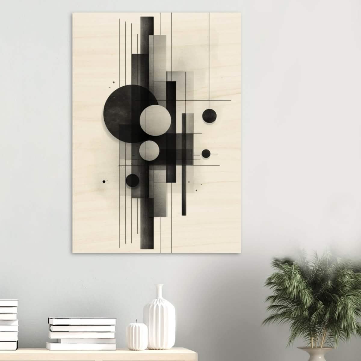 Da Vinci Minimalist Modern Wall Art - Wood Prints - 70x100 cm / 28x40″ - 10 mm