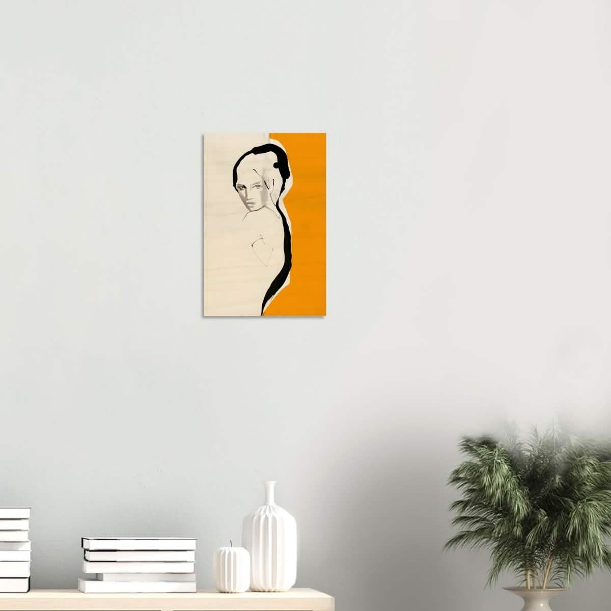 Da Vinci Minimalist Modern Wall Art - Wood Prints - 30x45 cm / 12x18″ - 20 mm