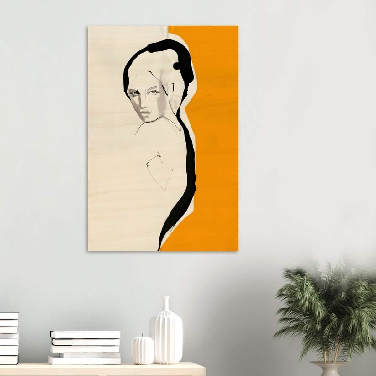 Da Vinci Minimalist Modern Wall Art - Wood Prints - 60x90 cm / 24x36″ - 10 mm