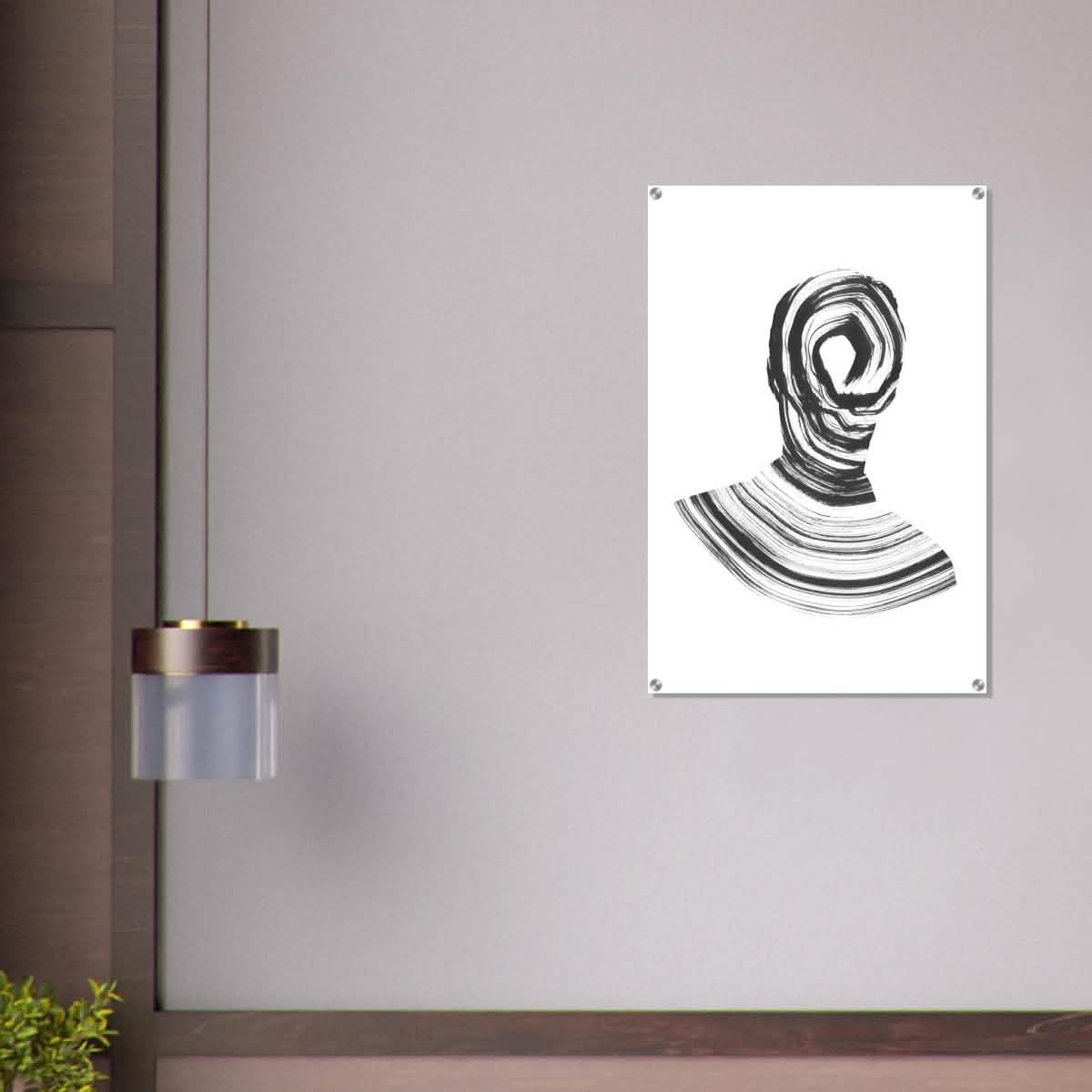 Da Vinci Minimalist Modern Wall Art - Acrylic Print - 60x90 cm / 24x36″ -
