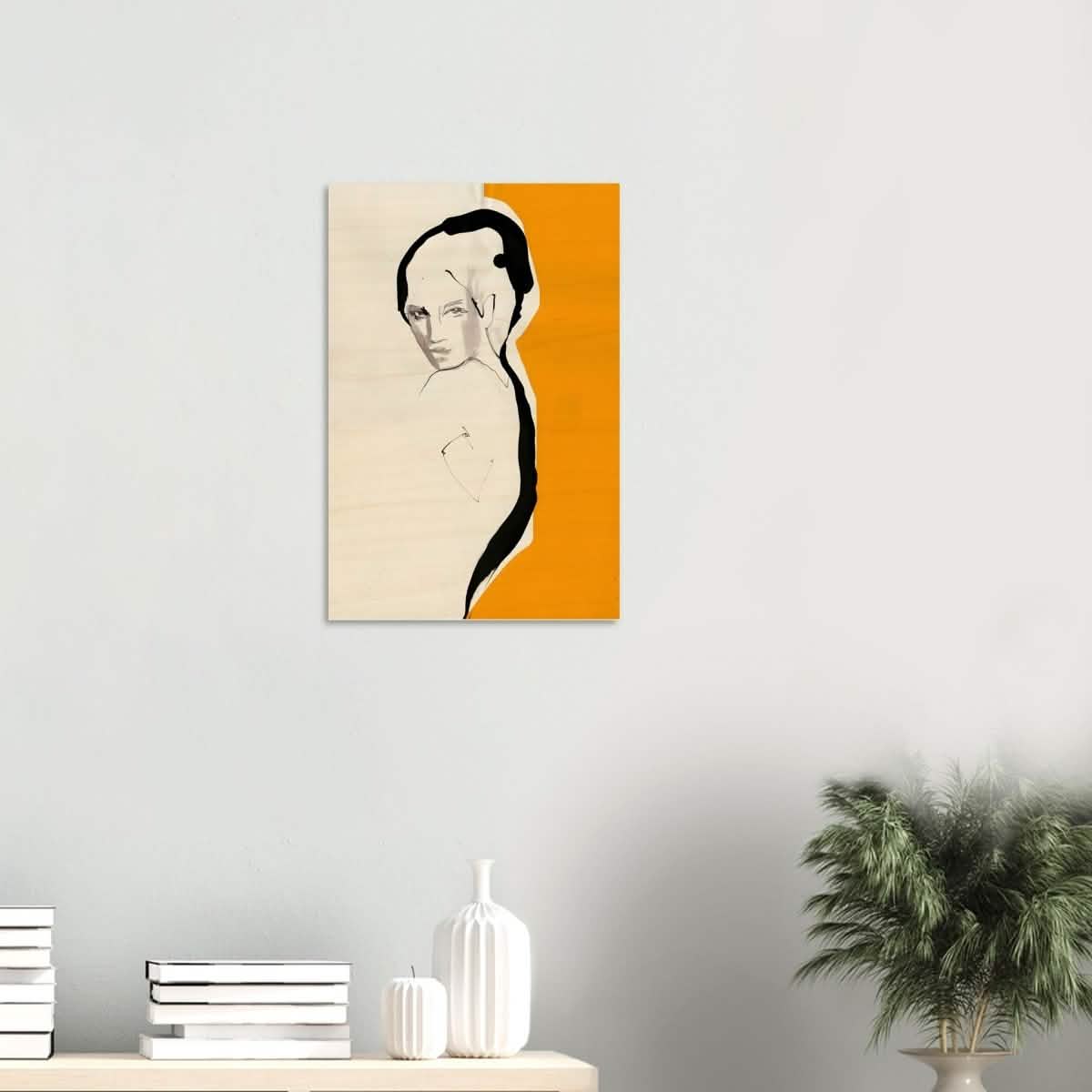 Da Vinci Minimalist Modern Wall Art - Wood Prints - 40x60 cm / 16x24″ - 10 mm