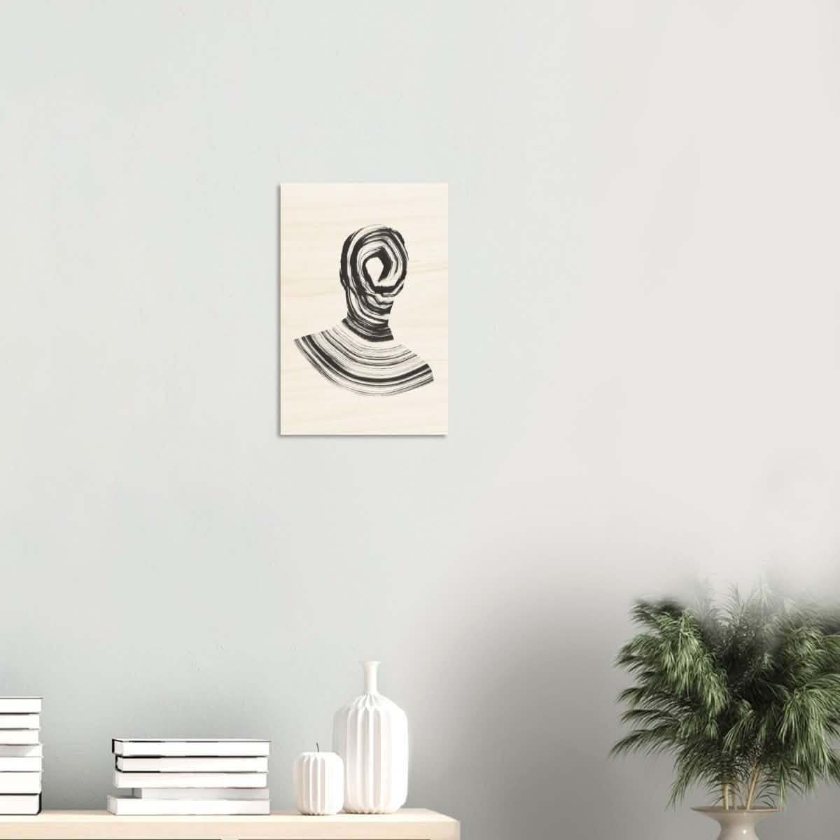 Da Vinci Minimalist Modern Wall Art - Wood Prints - 30x45 cm / 12x18″ - 20 mm