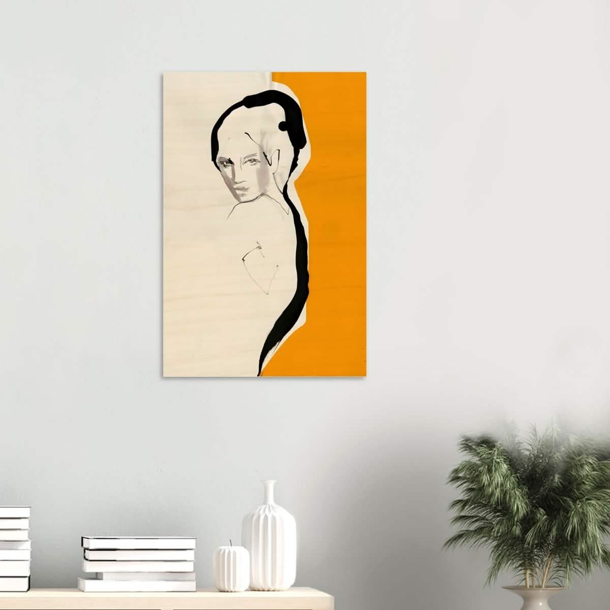 Da Vinci Minimalist Modern Wall Art - Wood Prints - 50x75 cm / 20x30″ - 20 mm