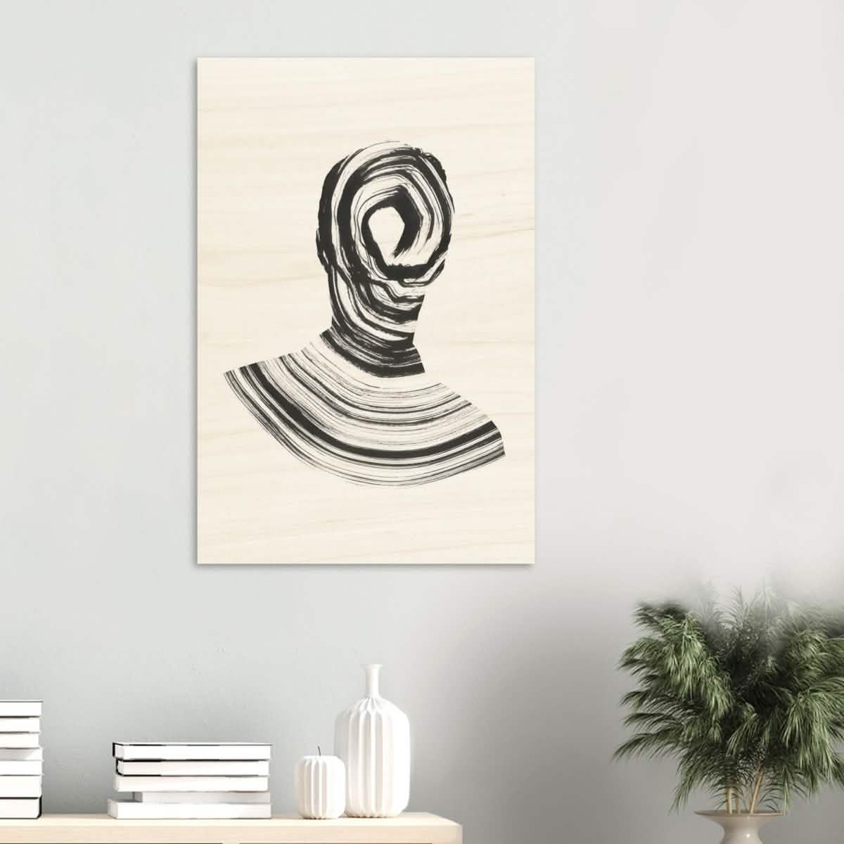 Da Vinci Minimalist Modern Wall Art - Wood Prints - 60x90 cm / 24x36″ - 10 mm