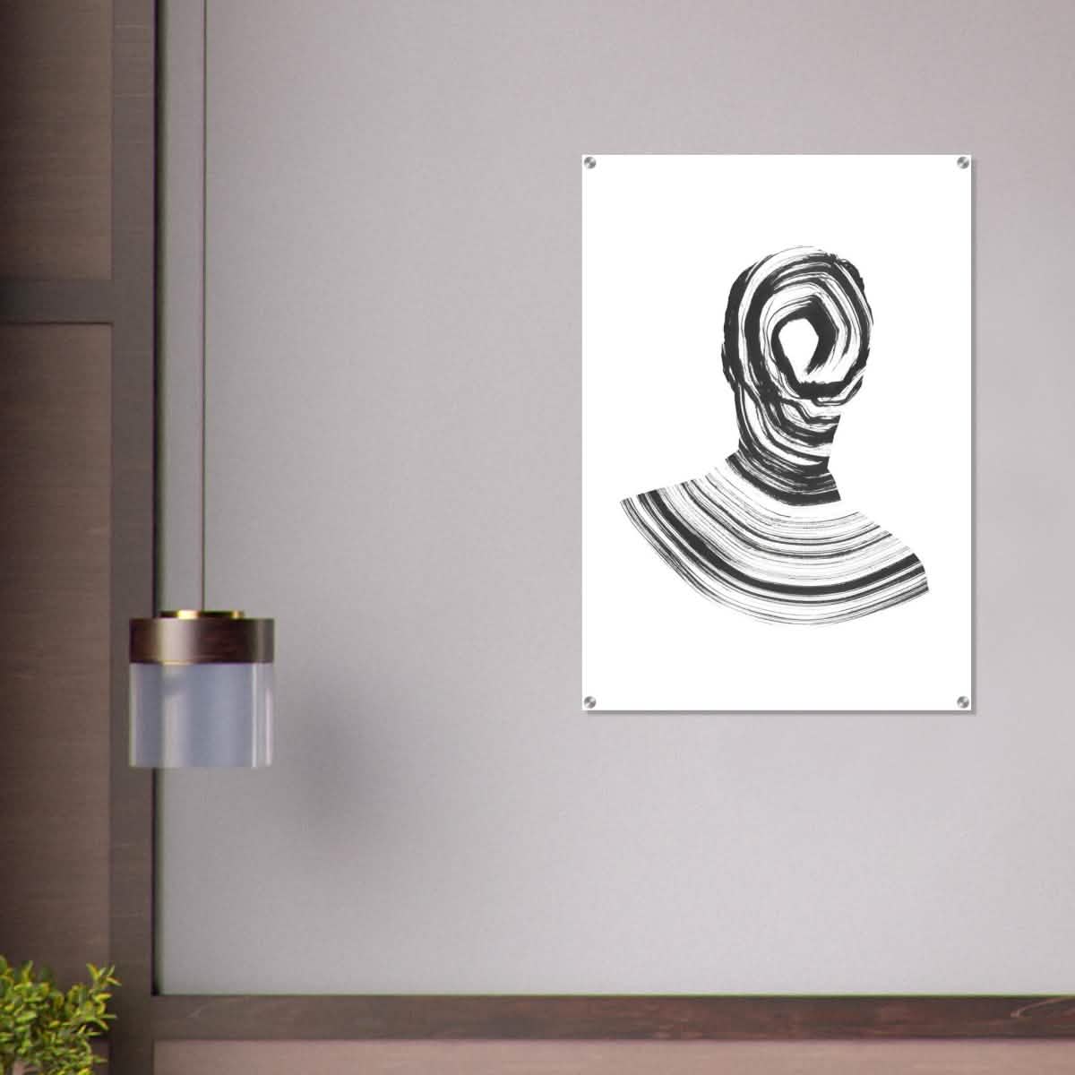 Da Vinci Minimalist Modern Wall Art - Acrylic Print - 70x100 cm / 28x40″ -