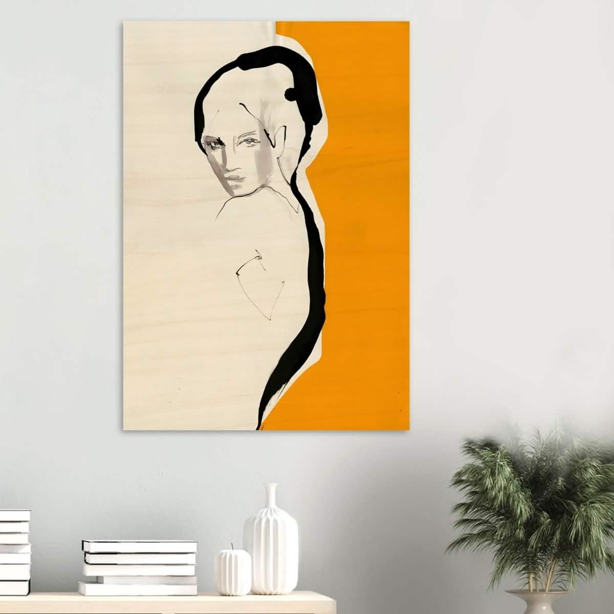 Da Vinci Minimalist Modern Wall Art - Wood Prints - 70x100 cm / 28x40″ - 20 mm