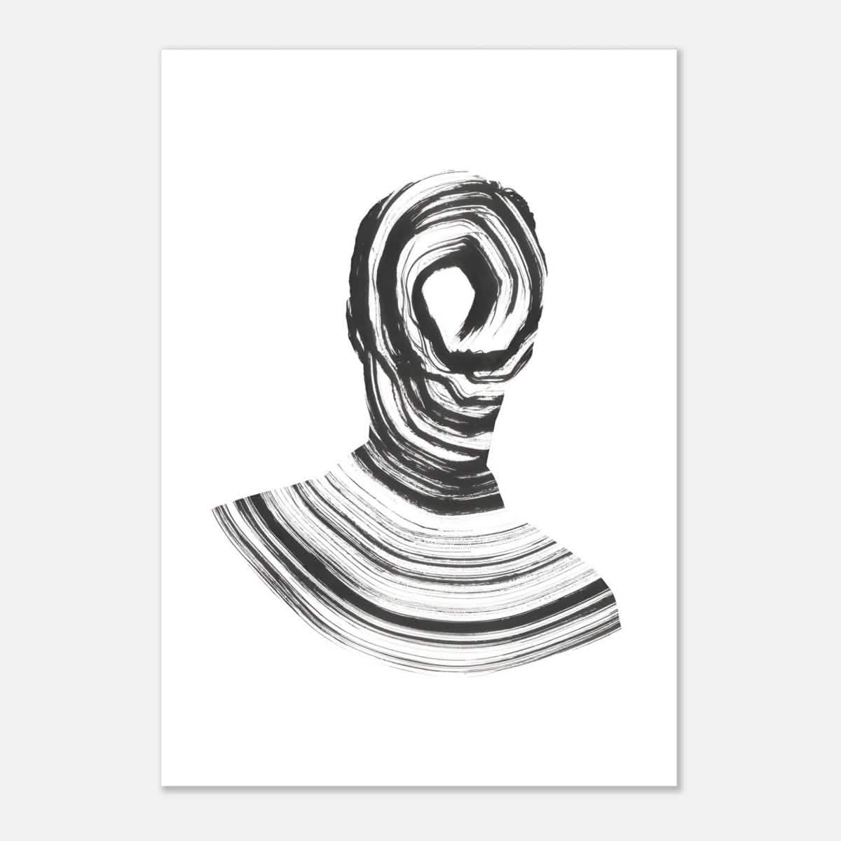 Da Vinci Minimalist Modern Wall Art - Aluminum Print - 70x100 cm / 28x40″ -