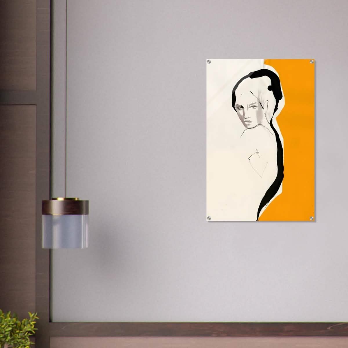 Da Vinci Minimalist Modern Wall Art - Acrylic Print - 60x90 cm / 24x36″ -