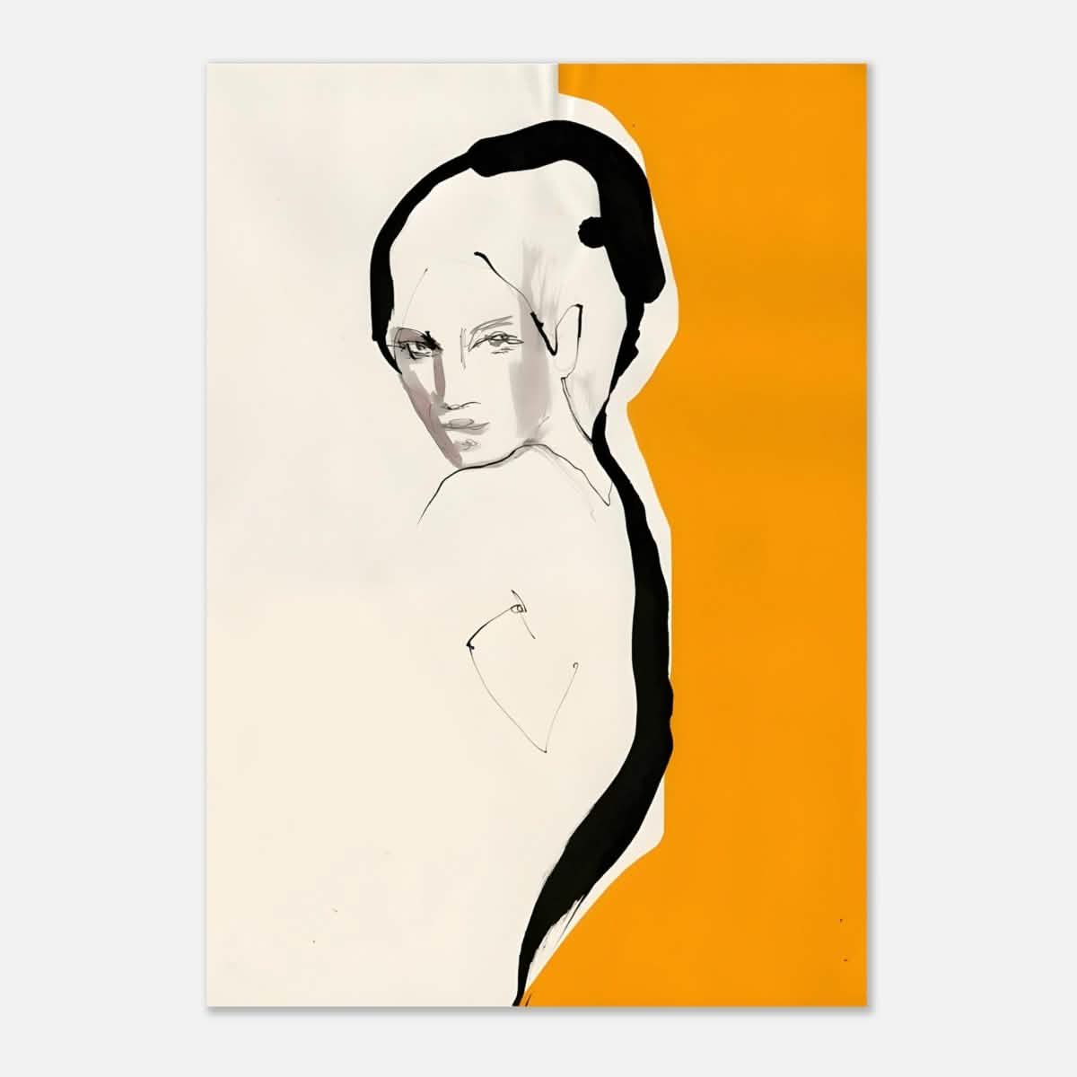 Da Vinci Minimalist Modern Wall Art - Aluminum Print - 70x100 cm / 28x40″ -