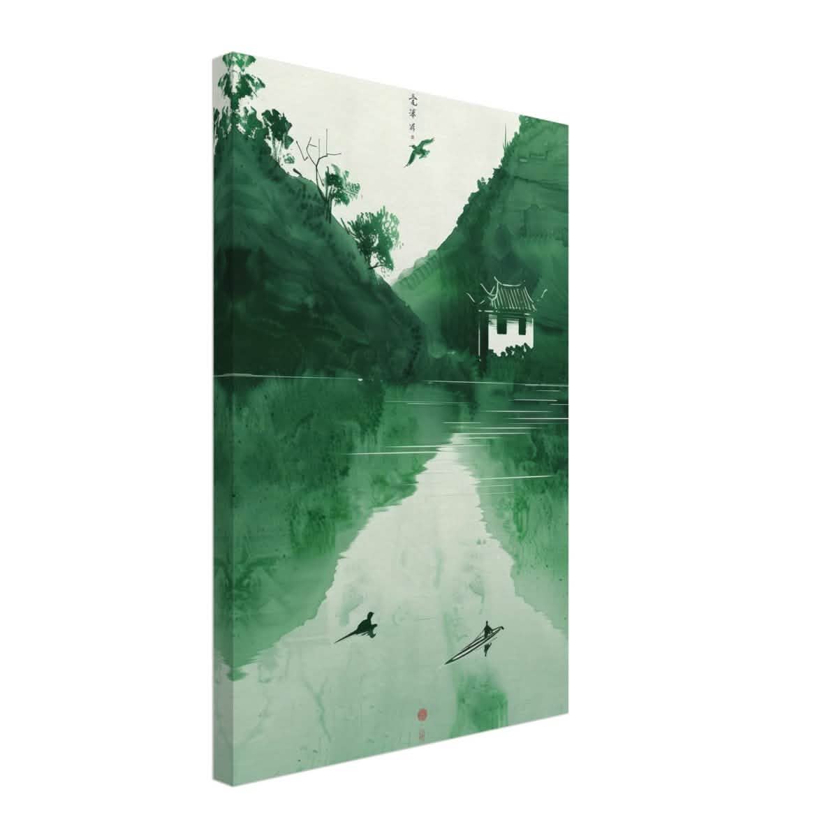 Da Vinci Minimalist Nature Wall art | Japanese Theme - Canvas - 40x60 cm / 16x24″ - Thick