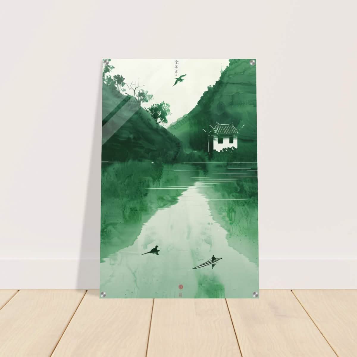 Da Vinci Minimalist Nature Wall art | Japanese Theme - Acrylic Print - 60x90 cm / 24x36″ -