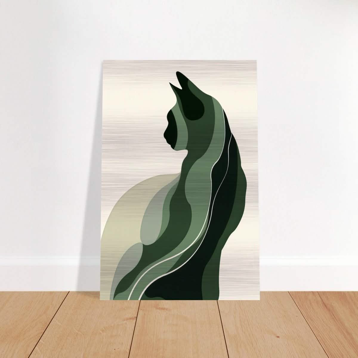 Da Vinci Minimalist Nature Wall art - Brushed Aluminum Print - 40x60 cm / 16x24″ -