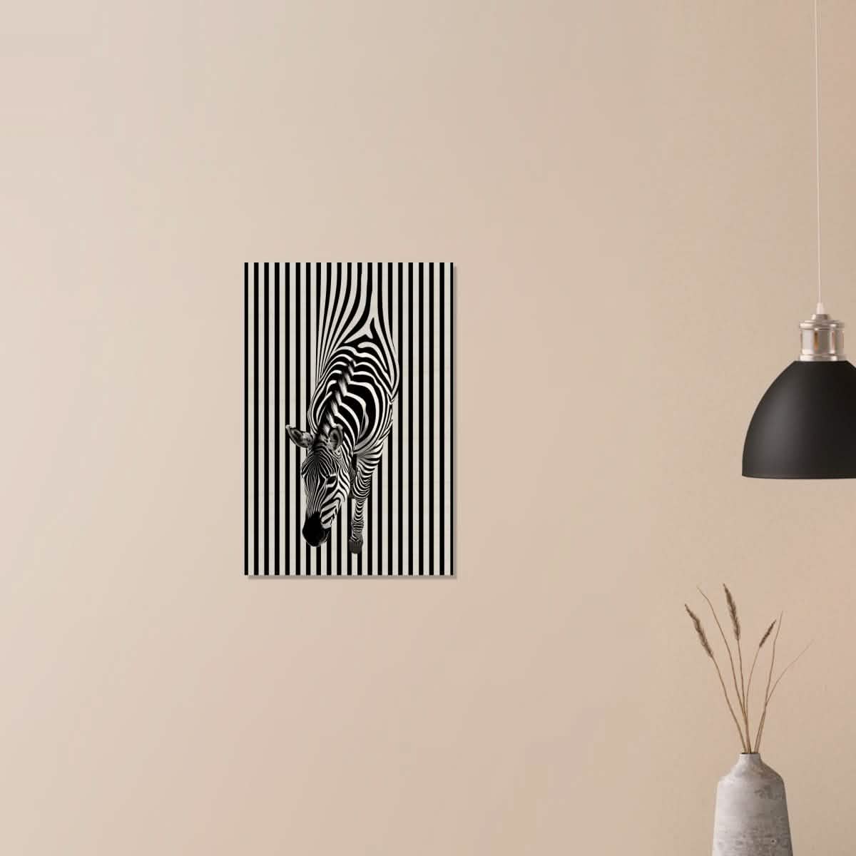 Da Vinci Minimalist Wall art | Wildlife | Zebra - Wood Prints - 40x60 cm / 16x24″ - 10 mm