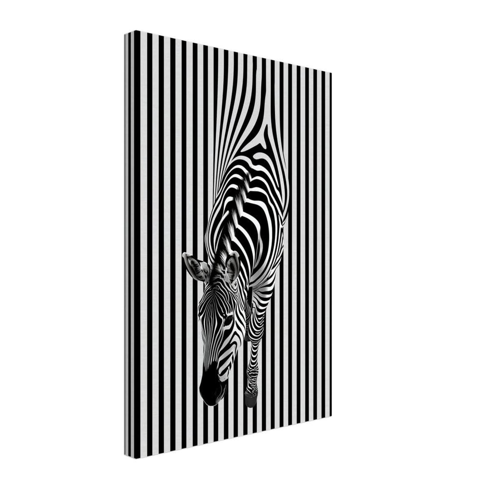 Da Vinci Minimalist Wall art | Wildlife | Zebra - Canvas - 40x60 cm / 16x24″ - Thick
