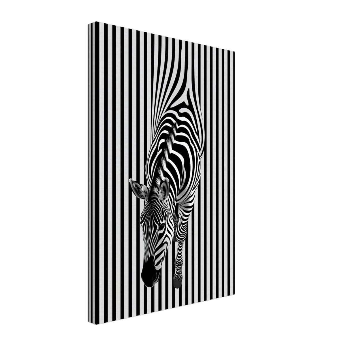 Da Vinci Minimalist Wall art | Wildlife | Zebra - Canvas - 40x60 cm / 16x24″ - Thick