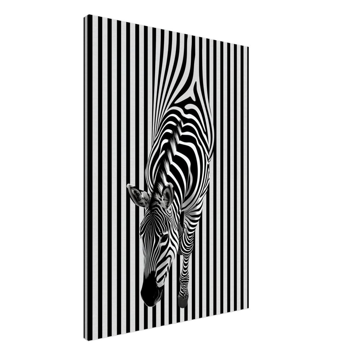 Da Vinci Minimalist Wall art | Wildlife | Zebra - Canvas - 70x100 cm / 28x40″ - Thick
