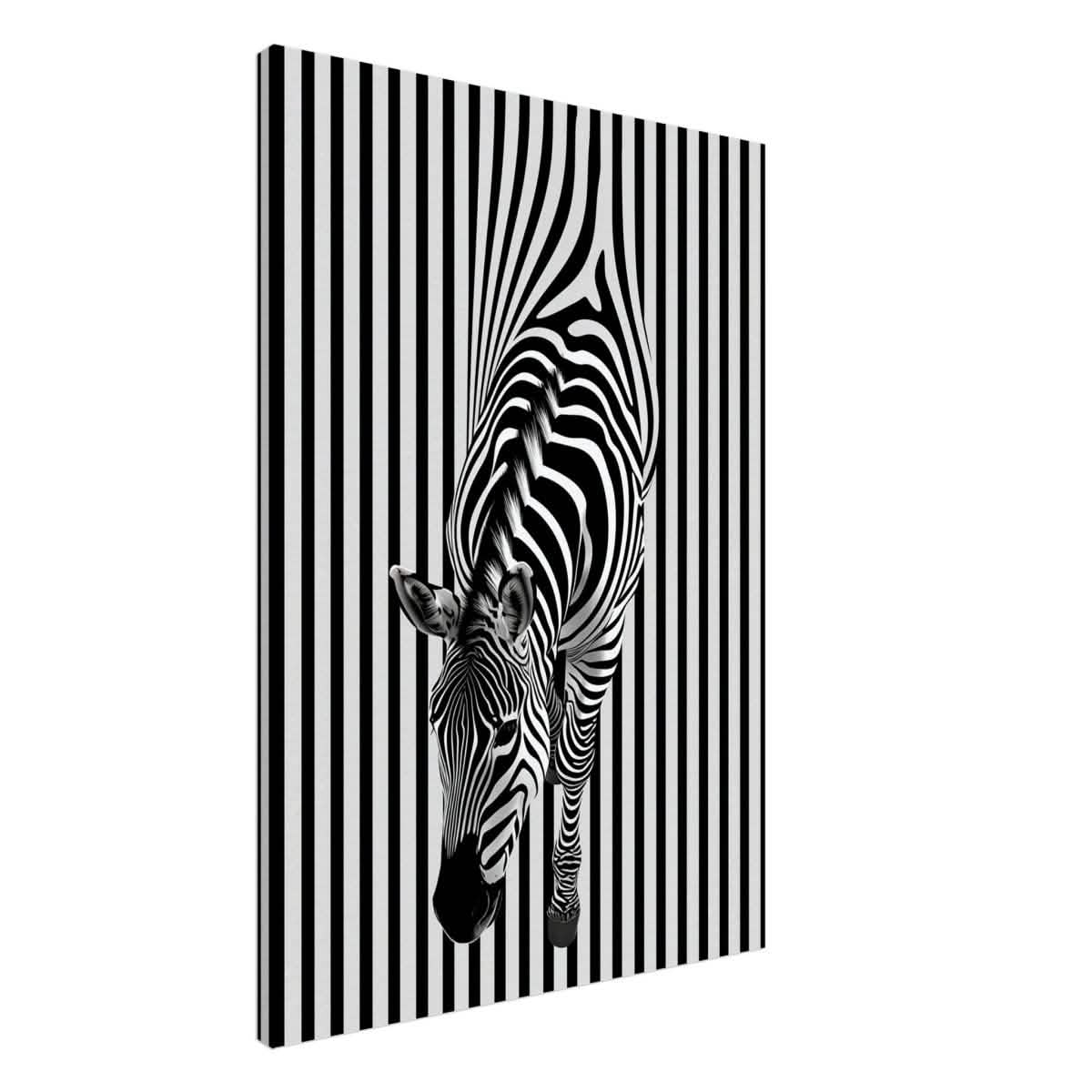 Da Vinci Minimalist Wall art | Wildlife | Zebra - Canvas - 70x100 cm / 28x40″ - Thick