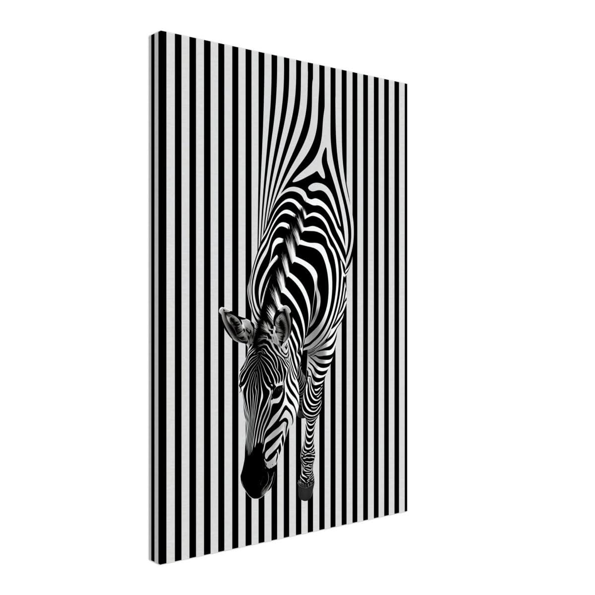 Da Vinci Minimalist Wall art | Wildlife | Zebra - Canvas - 50x75 cm / 20x30″ - Thick