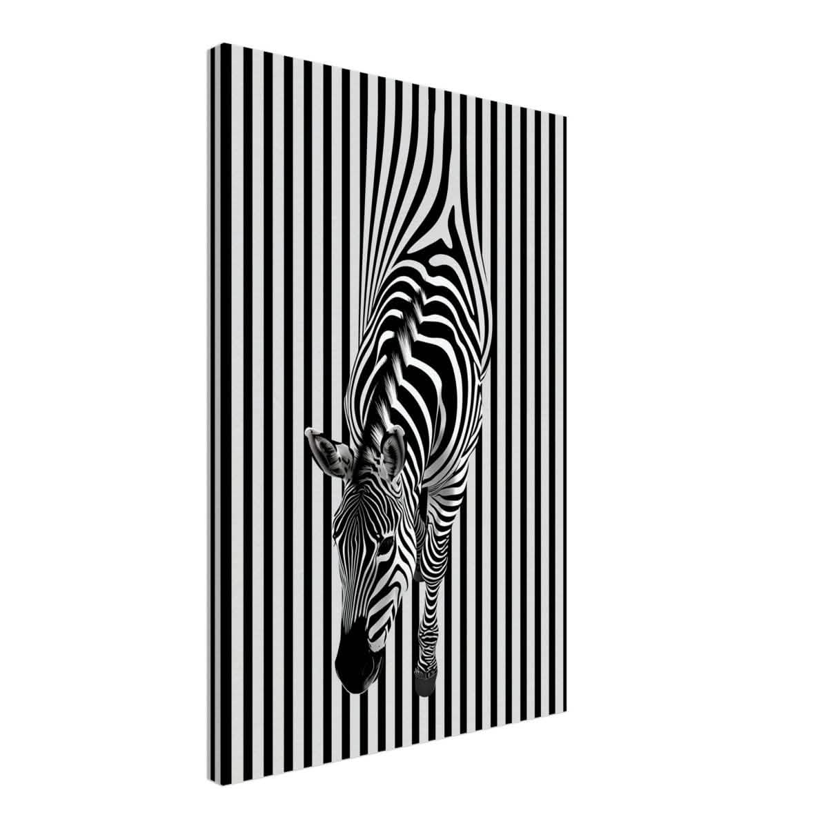 Da Vinci Minimalist Wall art | Wildlife | Zebra - Canvas - 50x75 cm / 20x30″ - Thick