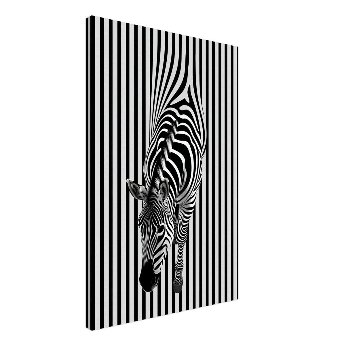 Da Vinci Minimalist Wall art | Wildlife | Zebra - Canvas - 60x90 cm / 24x36″ - Thick
