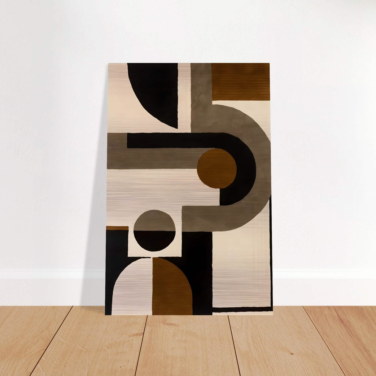 Da Vinci Minimalist Wall Art - Brushed Aluminum Print - 30x45 cm / 12x18″ -