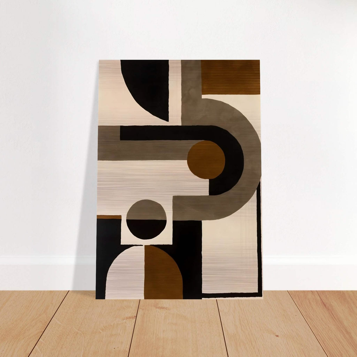 Da Vinci Minimalist Wall Art - Brushed Aluminum Print - 70x100 cm / 28x40″ -