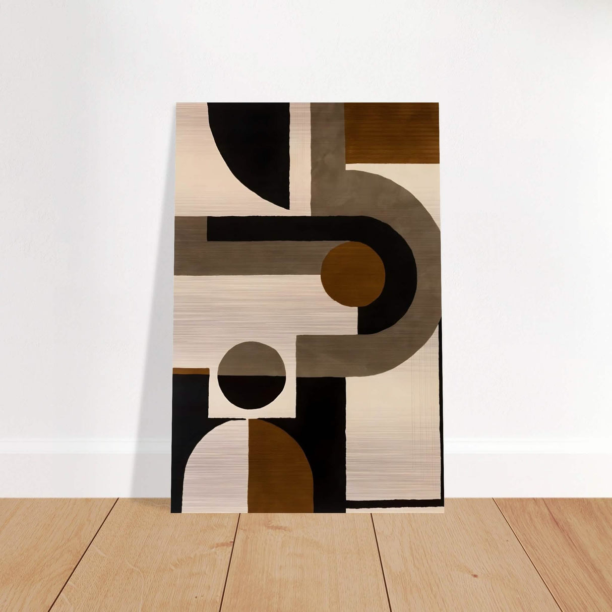 Da Vinci Minimalist Wall Art - Brushed Aluminum Print - 60x90 cm / 24x36″ -