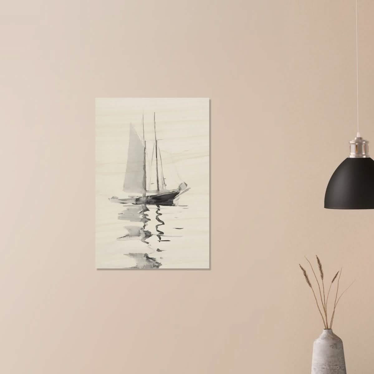 Da Vinci Minimalist Wall Art - Wood Prints - 50x75 cm / 20x30″ - 20 mm