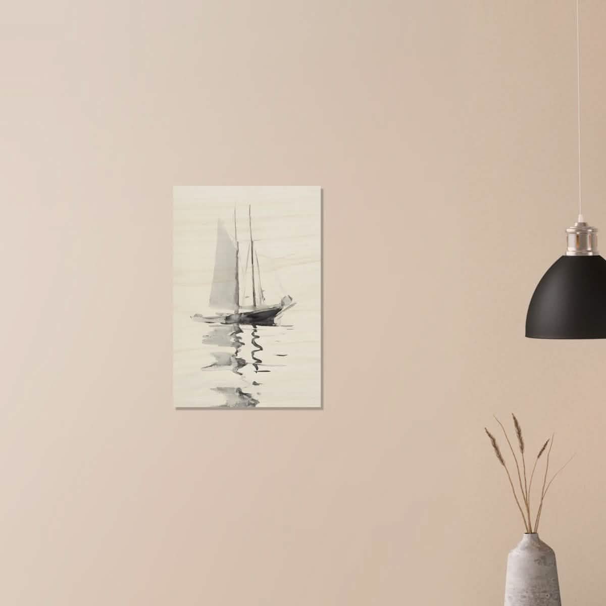 Da Vinci Minimalist Wall Art - Wood Prints - 40x60 cm / 16x24″ - 20 mm