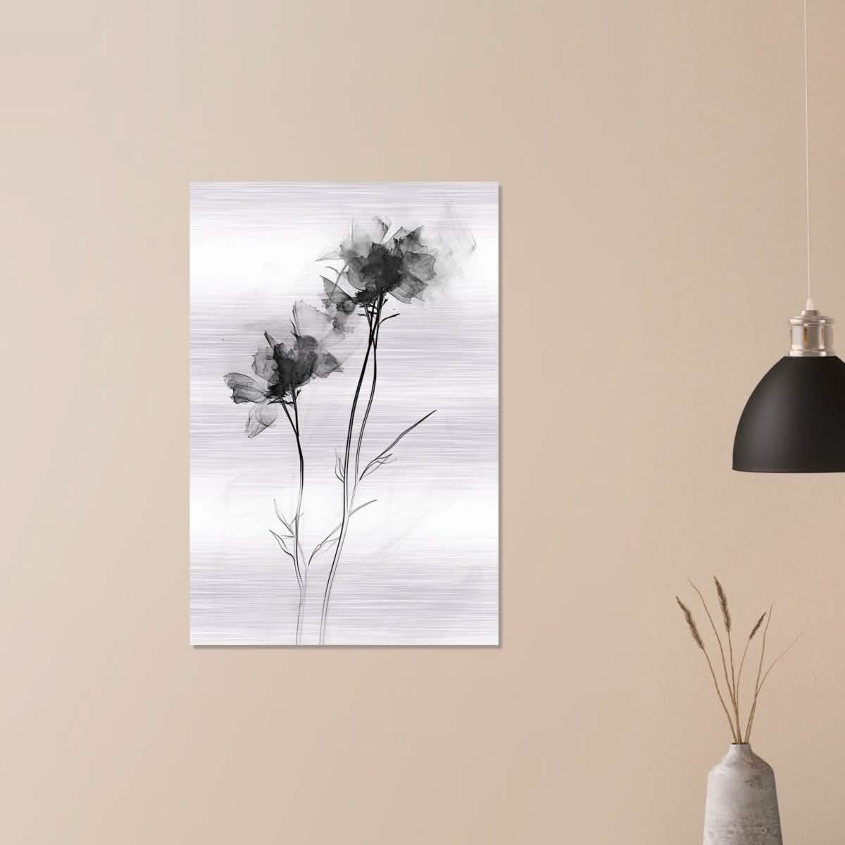 Da Vinci Minimalist Wall Art - Brushed Aluminum Print - 60x90 cm / 24x36″ -