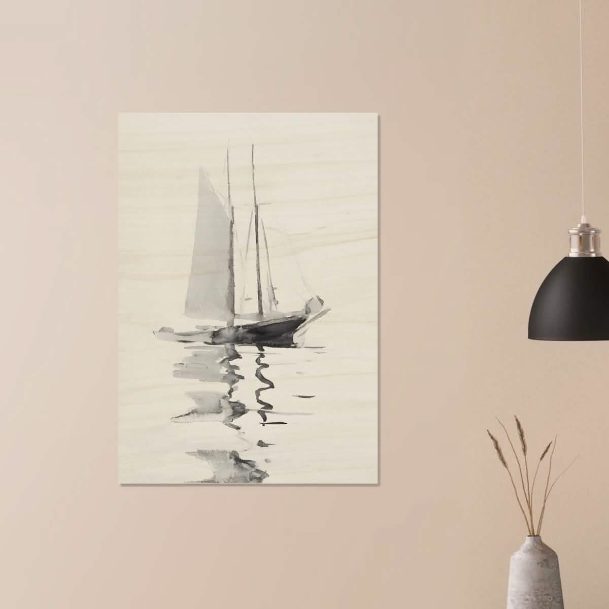 Da Vinci Minimalist Wall Art - Wood Prints - 70x100 cm / 28x40″ - 20 mm