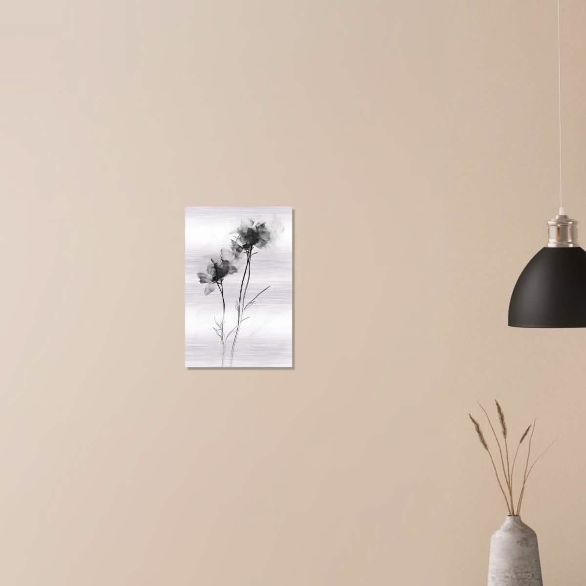 Da Vinci Minimalist Wall Art - Brushed Aluminum Print - 30x45 cm / 12x18″ -