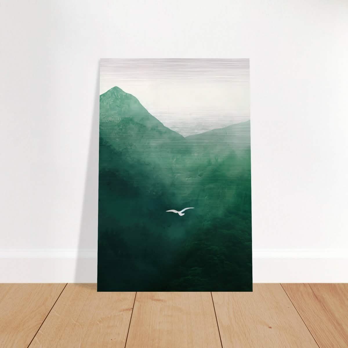 Da Vinci Minimalist Wall Art - Brushed Aluminum Print - 40x60 cm / 16x24″ -