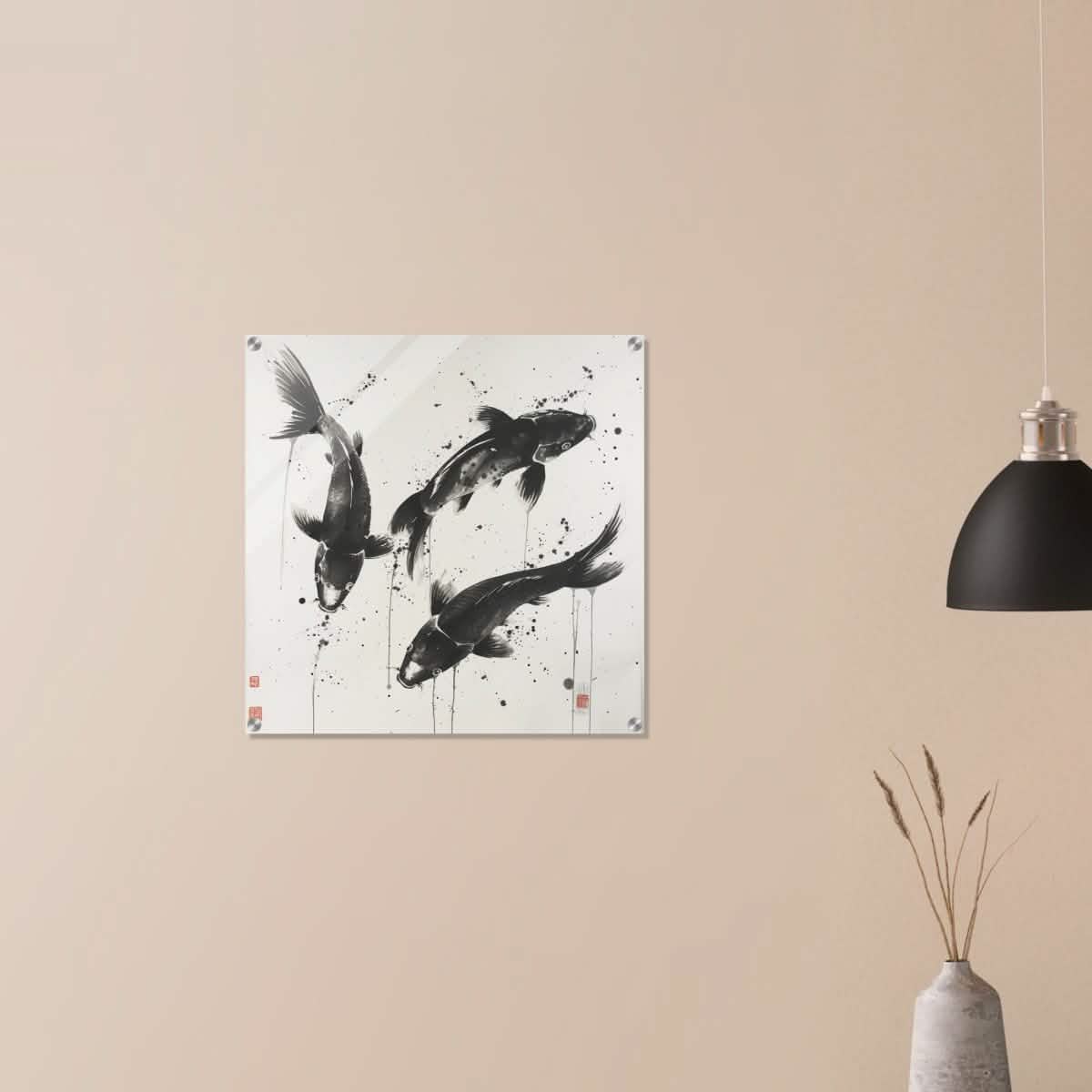 Da Vinci Minimalist Wall Art - Acrylic Print - 60x60 cm / 24x24″ -