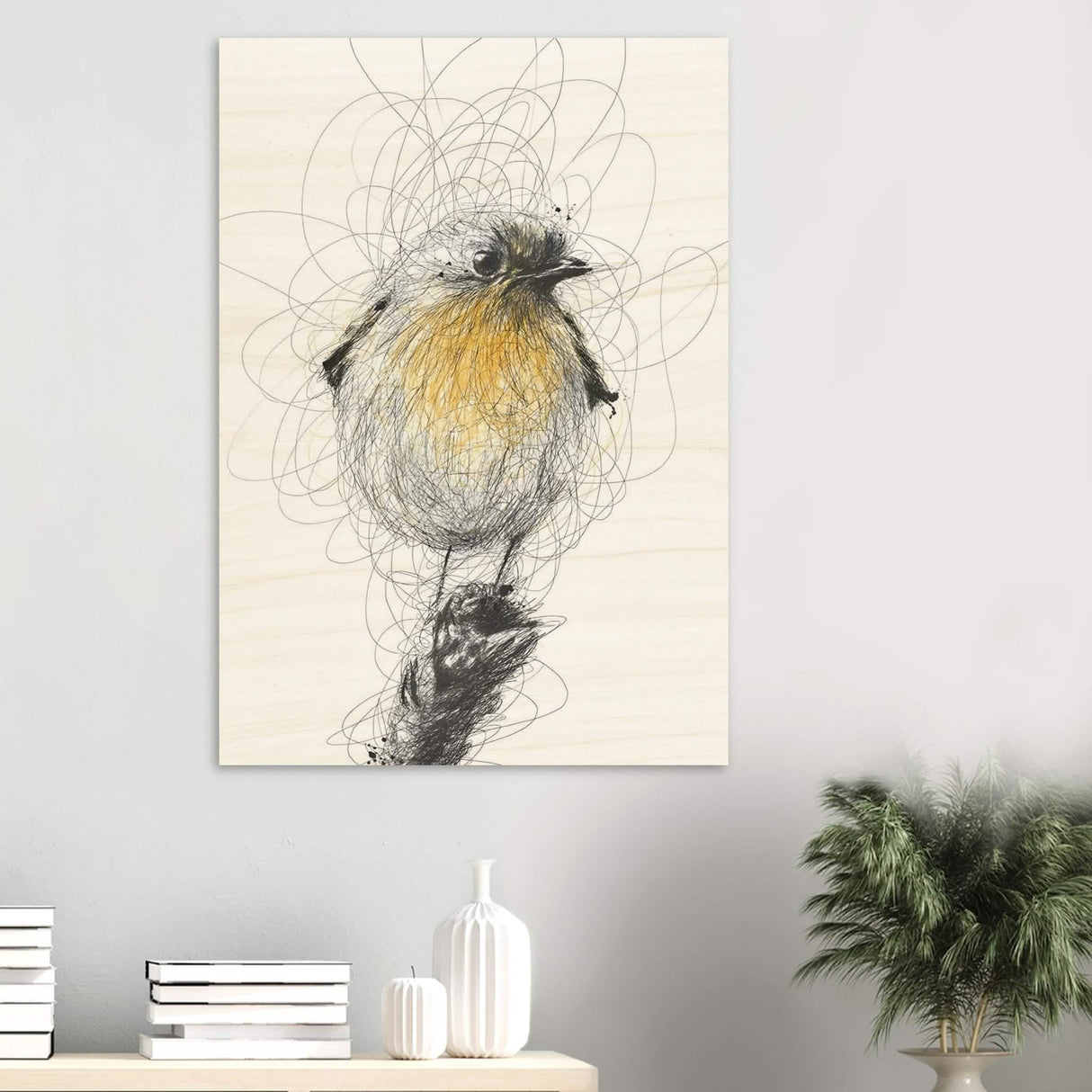 Da Vinci Minimalist Wall Art - Wood Prints - 70x100 cm / 28x40″ - 10 mm