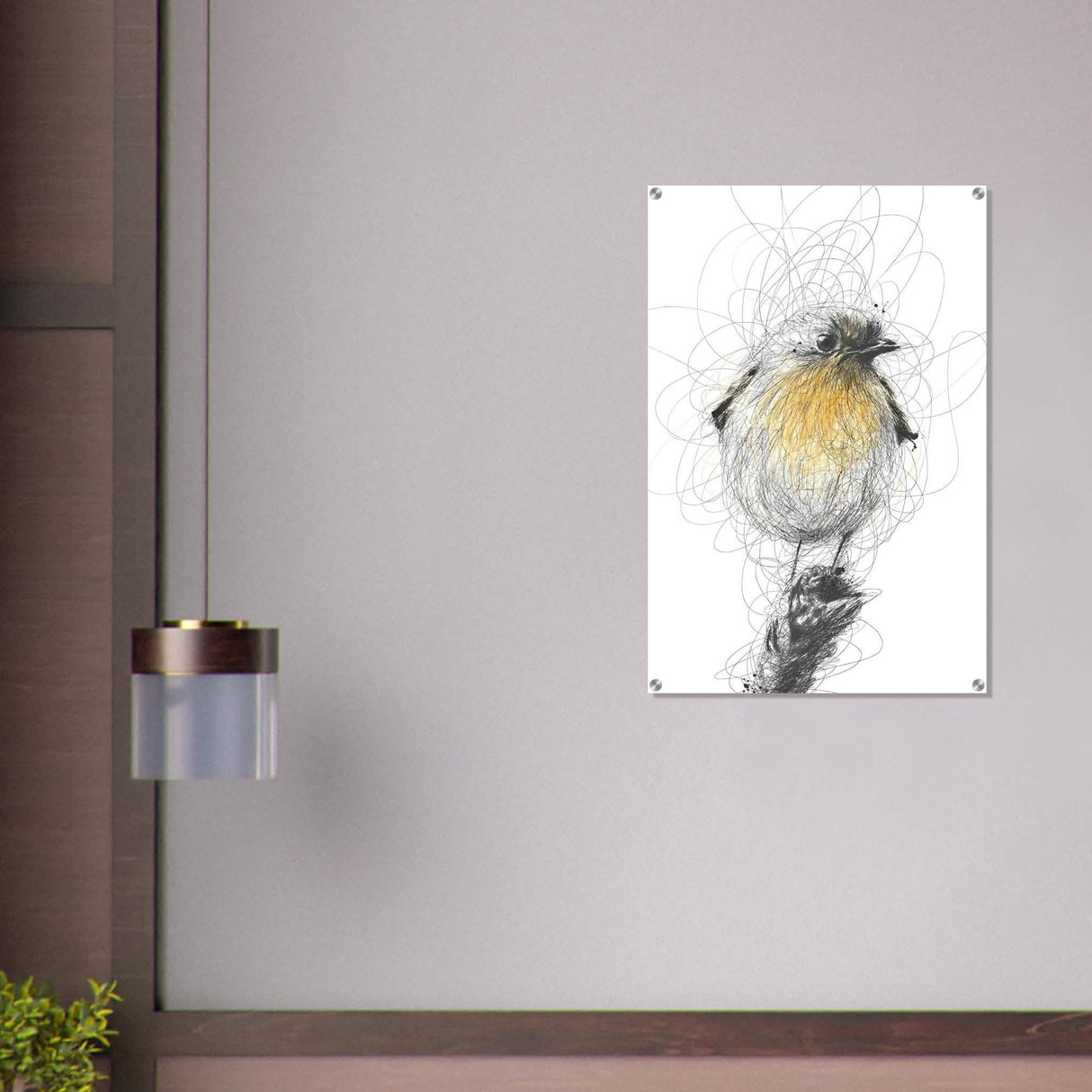 Da Vinci Minimalist Wall Art - Acrylic Print - 60x90 cm / 24x36″ -